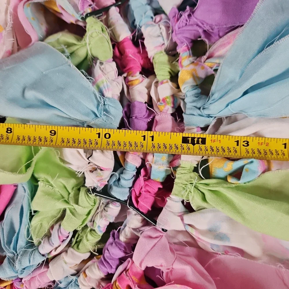 Handmade Unicorn Fabric Tied Wreath